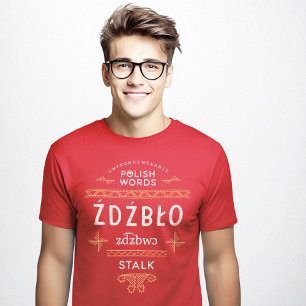 Drôle cadeau de langue polonaise Stalk T-Shirt