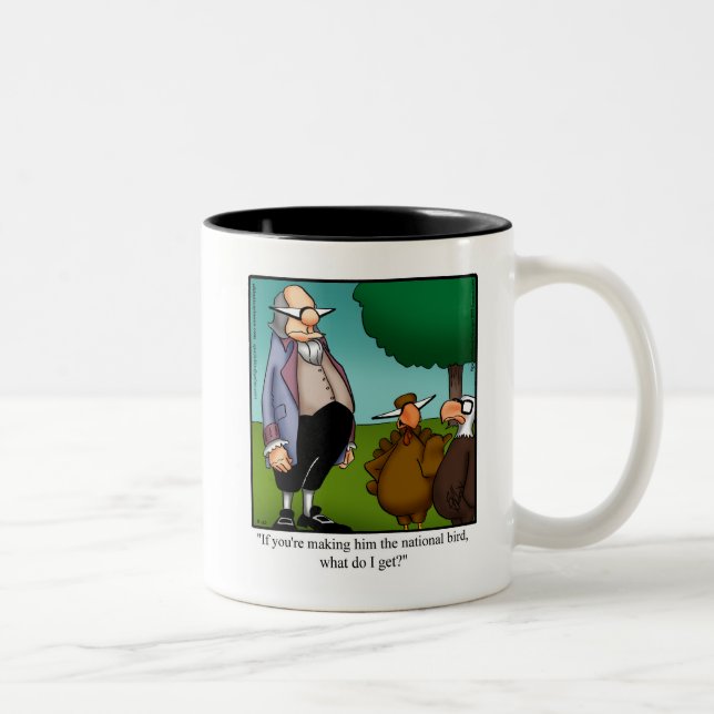 Drôle cadeau de l'Humour Thanksgiving Mug (Droit)