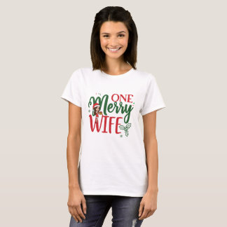 Drôle cadeau de Noël un joyeux T-shirt femme