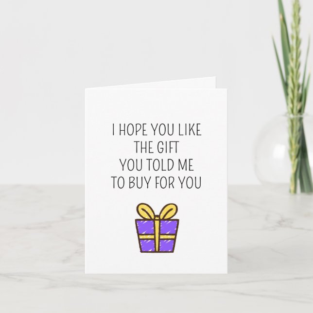 Drôle cadeau de plaisanterie carte d'anniversaire (Devant)