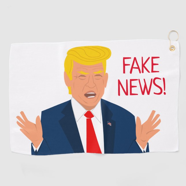 Drôle cadeau de serviette de golf avec le dessin a (Horizontal)
