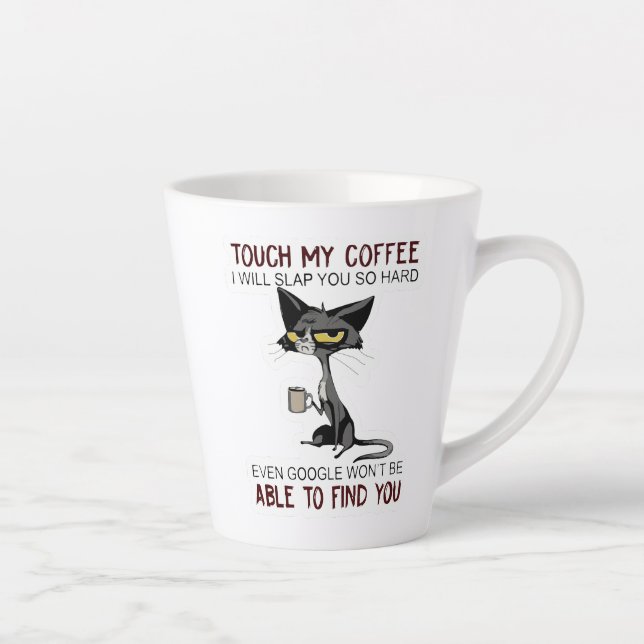 Drôle café de chat Mug (Droite)