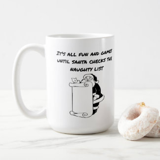 Drôle café de Noël Mug | Père Noël Coffee Mug |
