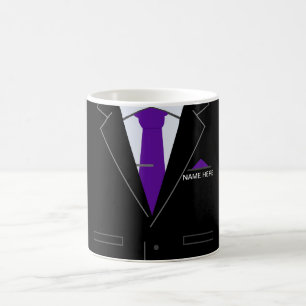 Drôle café Mug Personnalisé Votre nom Costume d'af