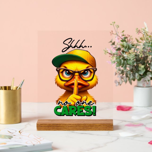 Drôle canard se soucie d'art des mots (Mariage)