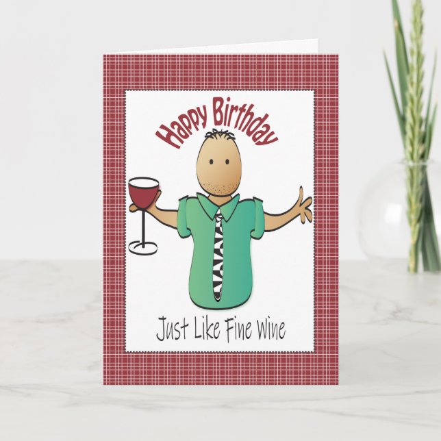Drôle carte d'anniversaire pour lui - Sarcastique (Devant)