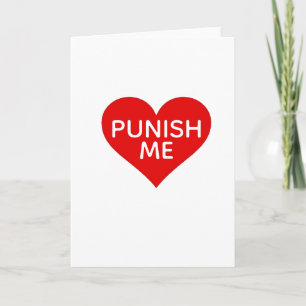 drôle carte de Saint Valentin me punir best-seller
