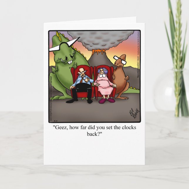 Drôle Carte De Voeux Anniversaire Pour Elle (Devant)