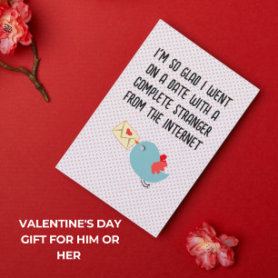 Drôle Carte Saint Valentin - Heureux de vous avoir