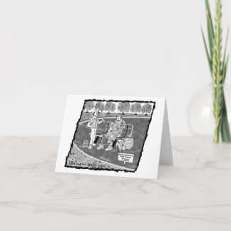 Drôle carte sans-abri