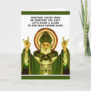 Drôle carte St. Patrick's Day