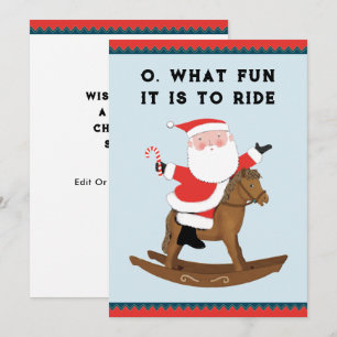 Drôle Cartes de fin de année de Noël