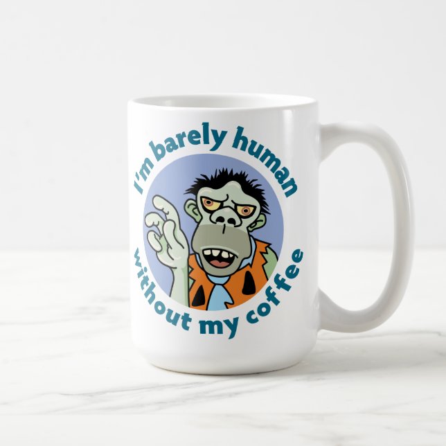 Drôle Cartoon Café Mug (Droite)