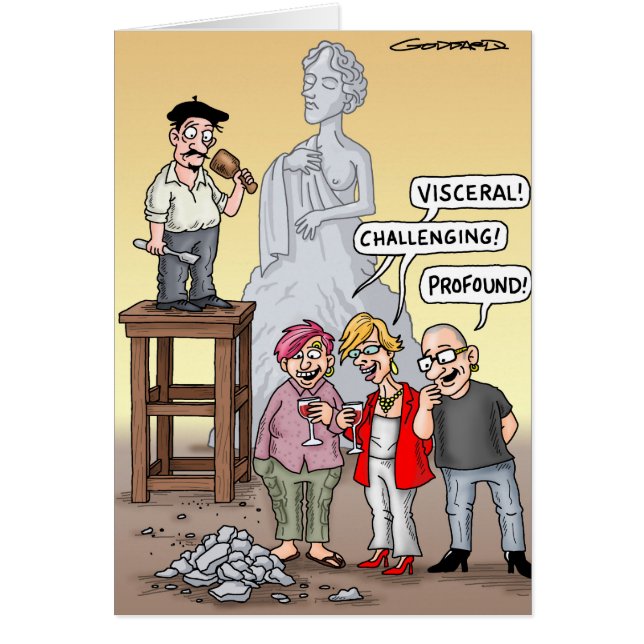 Drôle Cartoon Card par Clive Goddard (Devant)