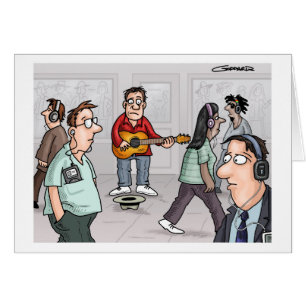 Drôle Cartoon Card par Clive Goddard