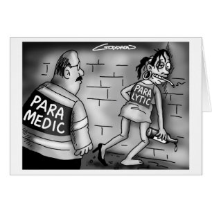 Drôle Cartoon Card par Clive Goddard