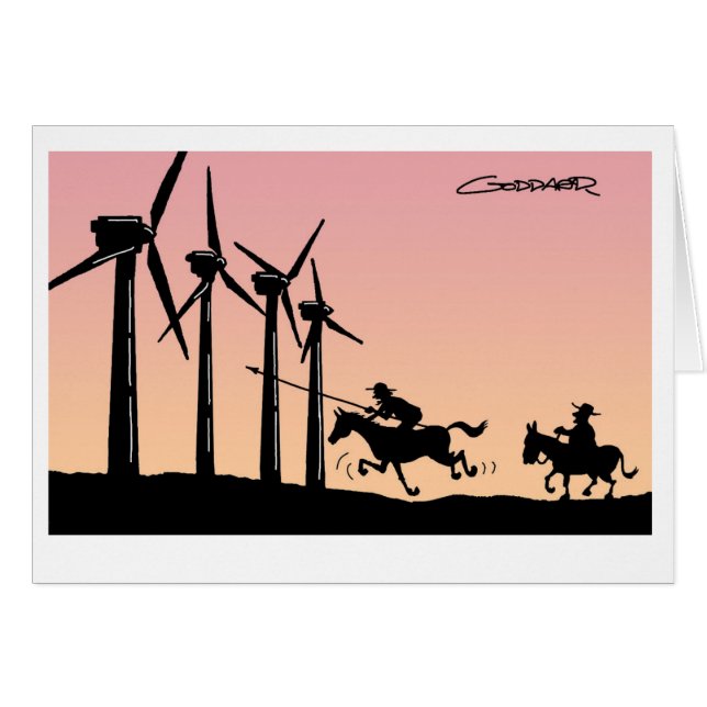 Drôle Cartoon Card par Clive Goddard (Devant horizontal)