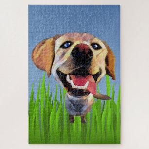 Drôle Cartoon Labrador Retriever 1014 Piece Puzzle