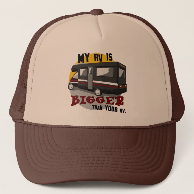 Drôle Casquettes de camping RV (Devant)