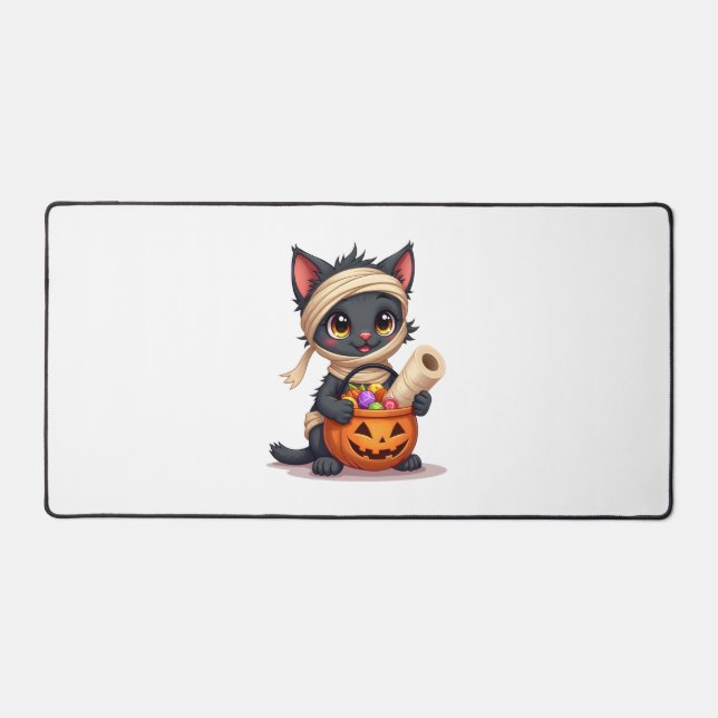 Drôle Cat Horror Movies mignonne Halloween pour Ki (Recto)