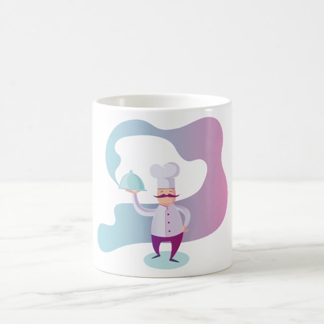 Drôle Chef italien Café Mug (Centre)