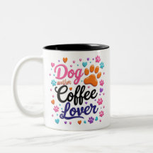 Drôle Chien Mug Envelopper Les Amateurs De Café Ca