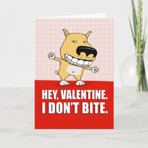 Drôle Chien Valentine's Day carte