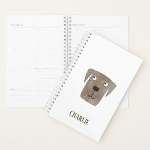 Drôle Chocolat Labrador Retriever Chien Nom Person