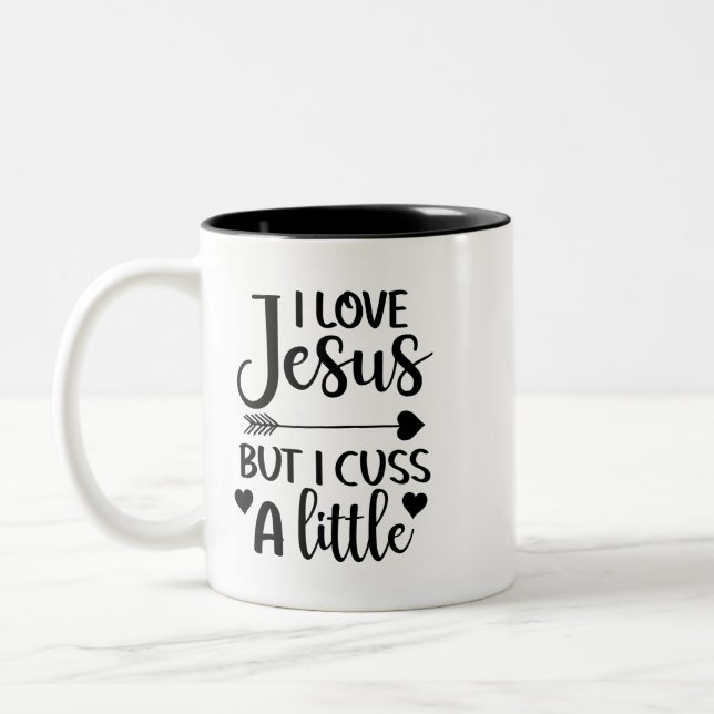 Drôle Christian Coffee Mug (Gauche)