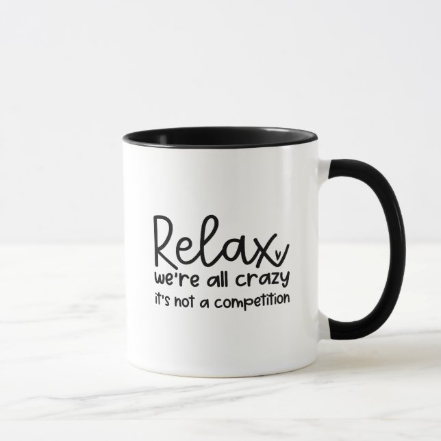 Drôle Citation de café Mug (Droite)