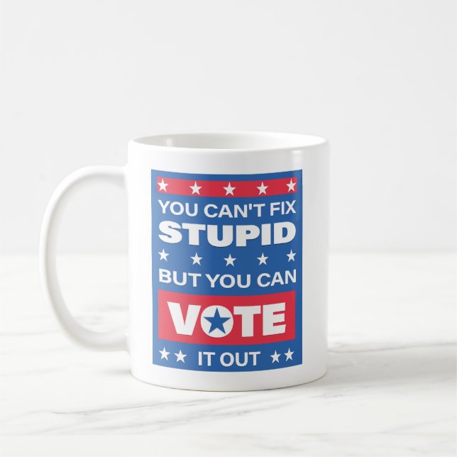 Drôle Citation Politique Mug (Gauche)