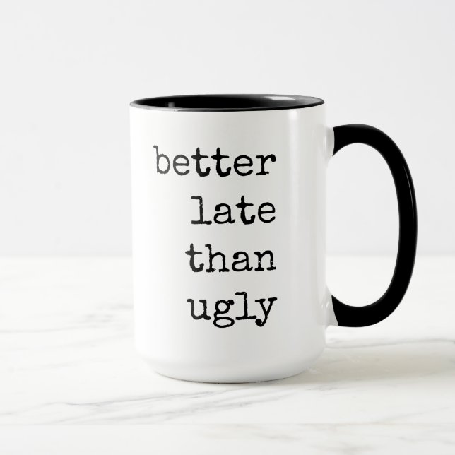 Drôle, Citation, Texte, Mug de café (Droite)