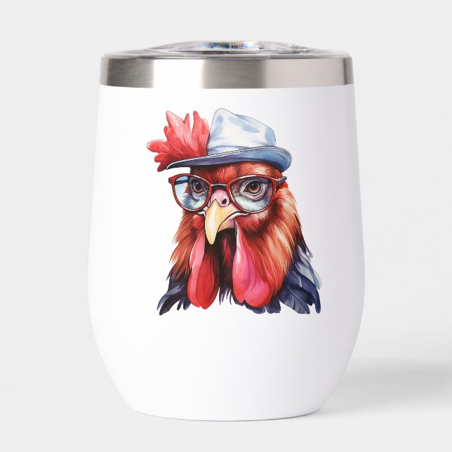 Drôle Cluck Cluck Rire Poulets Instag (Avant)