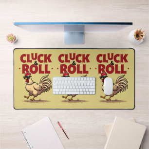 Drôle "Cluck & Roll" Cool Rooster Conception de de