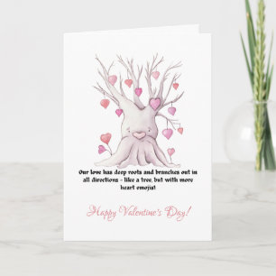 Drôle Coeur Rose Love Valentines Day Citation