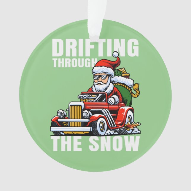 Drôle Conduite de voiture Père Noël comme la condu (devant)