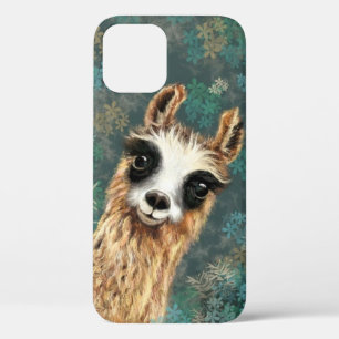 Drôle coque iphone avec Curious Llama