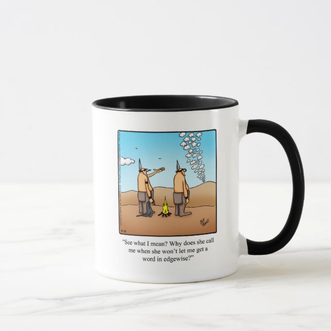 Drôle Couple Humour Dessin Dessin Mug Cadeau (Droite)