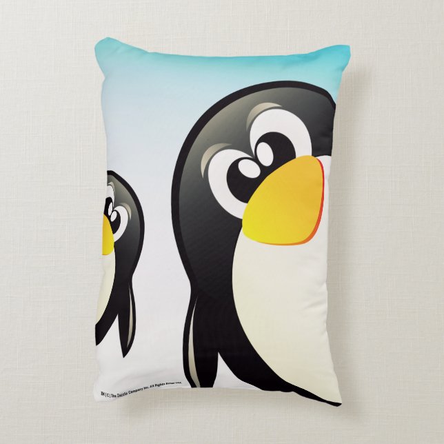 Drôle Coussin de pingouins (Dos(Vertical))