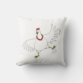 Drôle Coussin de poulet
