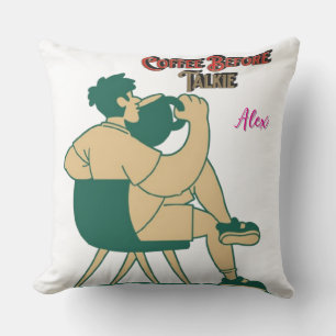 Drôle Coussins de canapé pour les accros du café (