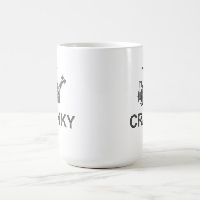 Drôle Cranky Fishing Reel Pun Mug Humours Pêcheurs (Centre)