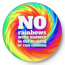 Drôle Cravate-Dye Aucun Arc-En-Ciel N'A Été Touché