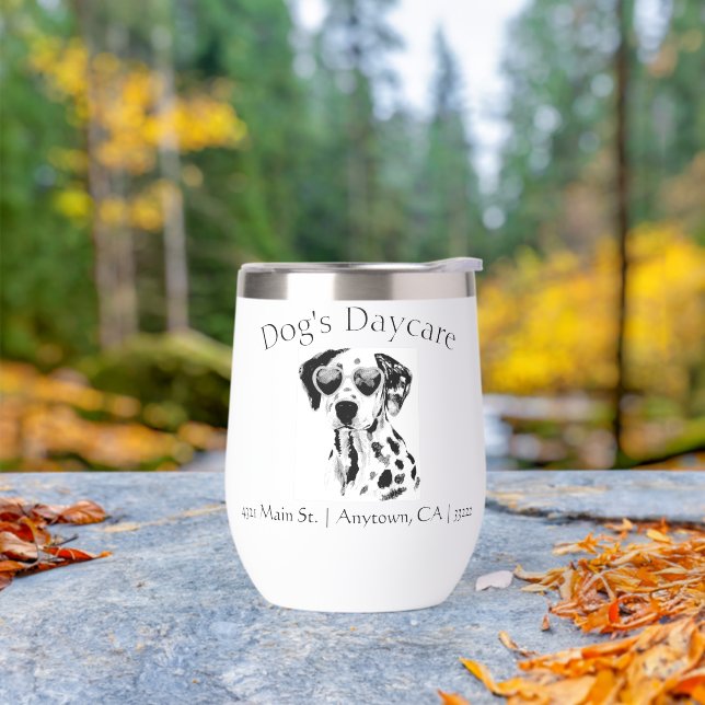 Drôle Dalmatien Chien d'affaires (Extérieur)