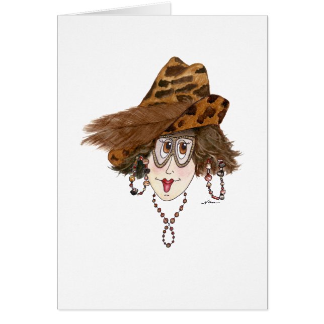 Drôle dame avec une famille normale (Devant)