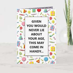 drôle de carte d'anniversaire adulte