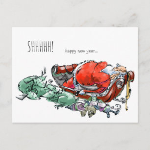 drôle de carte New Years