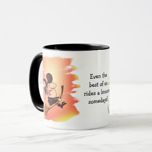 Drôle de dire sorcière Mug (Devant gauche)