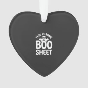 Drôle de feuille de Boo fantôme Halloween Design_1
