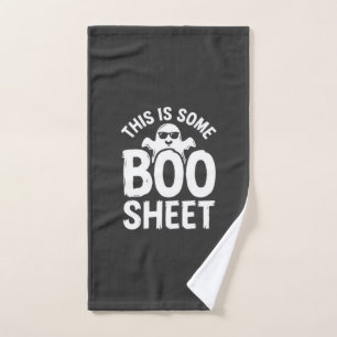 Drôle de feuille de Boo fantôme Halloween Design_1